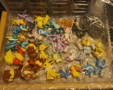 Pokemon Center Gacha Mix Au Lait Figure Japan 2013 UFO Keychains Eevee Tomy picture