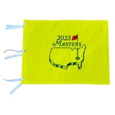 2023 Masters Embroidered Unsigned Golf Pin Flag - Jon Rahm Champion picture