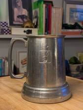 Playboy Aluminum Beer Stein Mug Glass Bottom picture