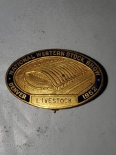 vintage 1952 National Western Stock Show (NWSS) Livestock pin picture