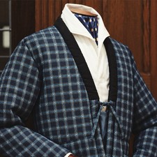 Vintage Japanese Hanten Quilted Kimono Jacket Robe picture