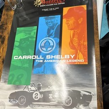 2004 Monterey Sports & Classic Car Auction Poster Carroll Shelby Legend picture