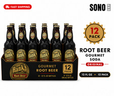 Hank's Gourmet Root Beer,  12 fl oz 12 Pack Glass Bottles picture