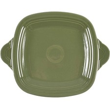 Homer Laughlin Fiesta Sage Green Handled Square Tray 10984418 picture