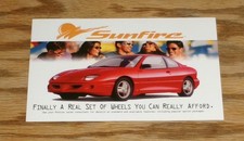 Original 1998 Pontiac Sunfire Postcard 98 picture