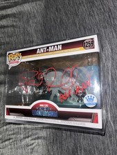 Signed Funko Pop Marvel Ant Man Paul Rudd Jsa Verified Avengers Character Name picture