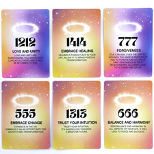 Angel Numbers Oracle Deck – 40 Cards – 10.4×7.3cm (4.1×2.9″) Divine Guidance picture