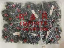 6X Vintage Christmas Candle Ring Wreath 8” Diameter Hong Kong picture