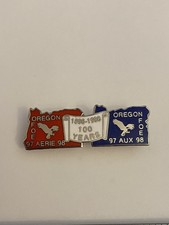 FOE Oregon 100 Years 1898-1998 Fraternal Order Of Eagles Pin P28 picture