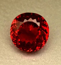 Natural Certified BURMA Pigeon 50.32 Ct + Blood Red Ruby Round Loose Gemstone picture