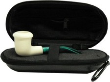 Miniature Meerschaum Pipe - CALABASH w/ Zippered Case picture