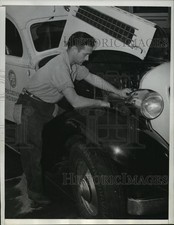 1939 Press Photo Midget race driver Bib Swanson jailed in LA for speeding picture