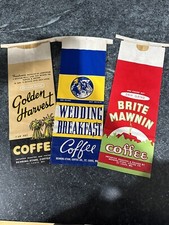 Vintage NOS Behring-Stahl  Coffee Bags - Wedding - Golden - Brite Mawnin (3) picture