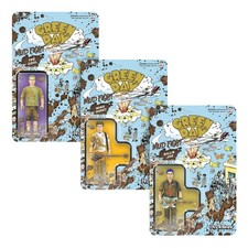 Green Day (Mud Fight) Super7 ReAction Figures Set (3) picture