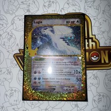 Pokémon TCG Lugia 149/147 Aquapolis Holo Rare 80 HP English 2003 picture
