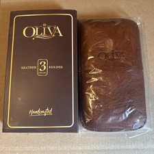 Oliva Cigars Leather Travel Case, Holds 3 Cigars picture