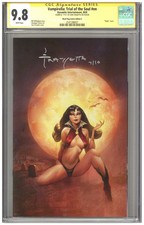 Vampirella Trial of the Soul CGC 9.8 SS Black Flag A Sara Frazetta Virgin Cover picture