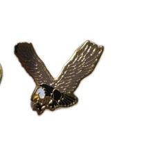 Vintage lot Of Three  Flying Eagle Lapel Hat Pins NOS Brand New But Vintage  picture