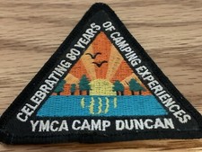 Vintage YMCA Camp Duncan 80th Anniversary Patch picture