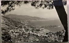 1940s RPPC Real Photo Postcard Panoramic view Cape Martin, French Riviera picture