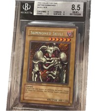 Yu-Gi-Oh 2002 COLLECTOR TINS SUMMONED SKULL #BPT-002 BECKETT 8.5 NM-MT* picture