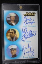 2006 TK Legacy JAG Ensemble Auto Card JC4 Chuck Carrington Rif Hutton VASQUEZ picture