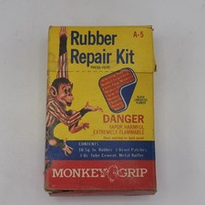 Monkey Grip Rubber Repair Kit Advertising 1960's picture