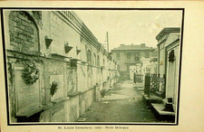 ST LOUIS CEMETERY 1905 New Orleans La Vaults picture