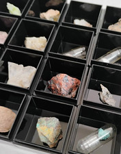 20 piece Rare Systematic Micromount Thumbnail Mineral Collection picture