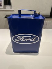 Ford Petrol Can Oil Can Blue Large Decorative Piece Garage Gift Lovely picture
