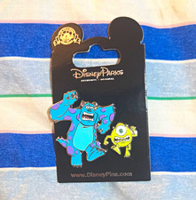 Disney Parks Monsters, Inc. Sulley & Mike Wazowski Pin Set Disneyland/DCA picture
