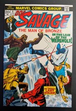 DOC SAVAGE #8: NM+ : Rich Buckler Cover: Classic Werewolf: Marvel 1974 picture