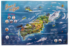 NEW Home Of The Brave Map Freedom Island Brave Books Replacement Map Brand NEW picture