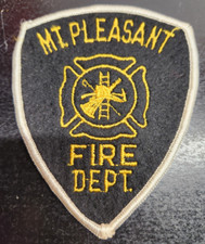 Vintage Mt. Pleasant Massachusetts Fire Department Shoulder Patch picture