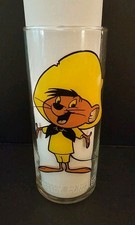 Vtg Warner Bros Looney Tunes Speedy Gonzales Drinking Glass 1973 Pepsi... picture