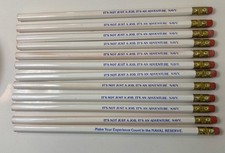 12 Vtg 1970s 1980s US Navy Recruiting Pencils - Not Just A Job picture