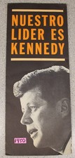 Circa 1960 JFK Kennedy Presidential Campaign Brochure Hispanic Spanish Language picture