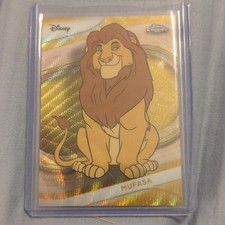 2025 Topps Chrome Disney #96 Mufasa Gold Wave /50 picture