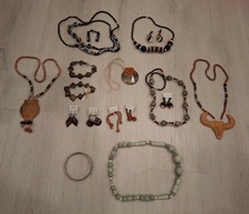 Vintage To Modern African Inspired Tribal Boho Artisan Natural Jewelry Lot METAL picture