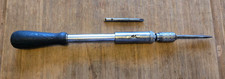 Vintage Millers Falls Spiral push drill * Spring type- with 2 bits picture