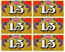 6x JOB Gold 1 1/2 1.5 Rolling Papers  *Great Prices* *USA SHIPPING INCLUDED* picture