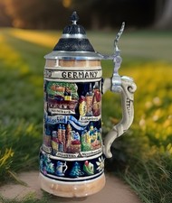 Zoller Born German Beer Stein Limited Edition 3737/5000 Deutschland Panorama 8” picture