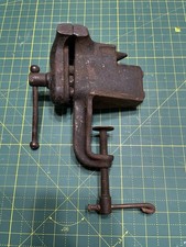 Vintage Small Mini Clamp-On Bench Table-Top Hobby Jewelers Vise Unbranded picture