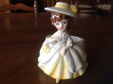 Vintage Relpo Figure Vase Lady Planter #6172 picture