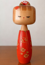 Toshiharu Takahashi 25cm Creative Kokeshi Doll Modern 高橋利春 9.5inch Japan picture