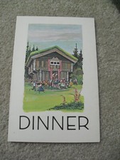 Vintage c1960s Holland America Line MS Meteor Dinner Menu picture