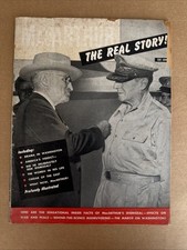 '51 General Douglas MacArthur The Real Story by Martin Burns Pictorial Souvenir picture