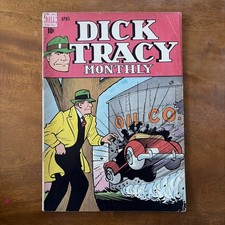DICK TRACY Monthly #4 DELL Comics Jan. 1948 Chester Gould Art 10 Cent Book picture
