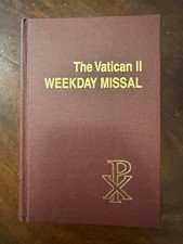 The Vatican II Weekday Missal 1975 St. Paul Editions Catholic Daily Mass HC VG picture
