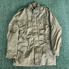VTG 1973 Mens US Military Vietnam War M65 OG 107 Jacket Coat Small Long No Liner picture